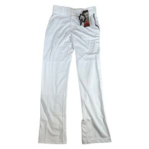 Easton Quantum Pipepant Mens Medium White Navy Baseball Pants NWT A164317WNYM